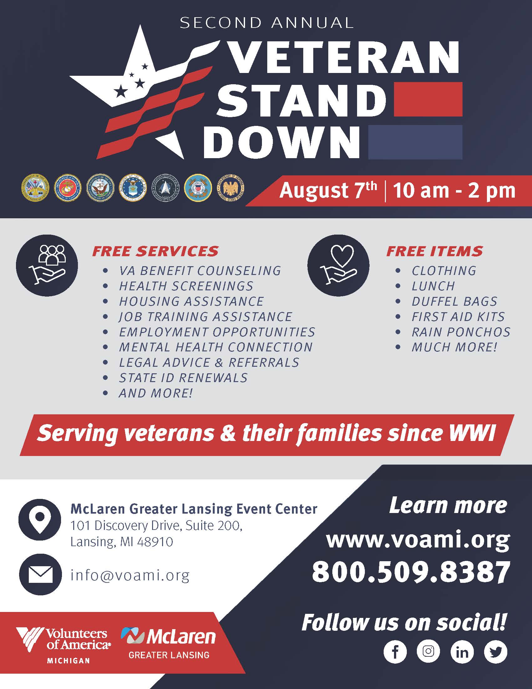 Veteran Stand Down Event, hosted at McLaren McLaren Health Care Blog